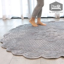 투유바이조희선 앤스 워싱 극세사 원형러그(150cm)