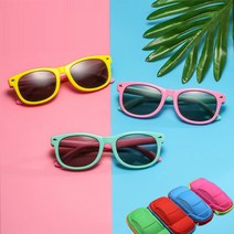 [당일발송]베스더스 유아동 아기 선글라스 베베 썬글라스 뿔테 안경 UV 봄 여름 자외선 차단 패션템 케이스 포함