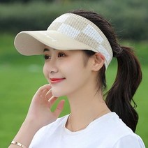 골프 여성 썬바이저 등산 모자 2030골프웨어 낚시 썬캡 캠핑, 체스골프썬캡CG 화이트