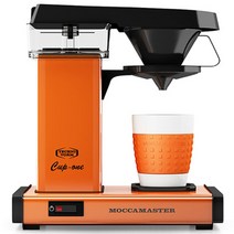 테크니봄 모카마스터 컵원 가정용 커피드립머신, Orange