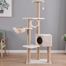 디작소 고양이 캣타워(150cm) 스크래처 사이잘캣타워, one color