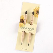 싹이나는 몽당 씨앗연필 2P 키우기쉬운 화분 미니 실내 거실 인테리어 0-8324ea, 바질, 본상품선택