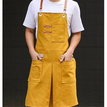 바비큐공구 수납용 패브릭 캠핑 앞치마 바베큐 캠퍼용 캠핑조끼 캠핑용 도구수납 남편선물 초보캠퍼, 머스타드
