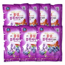 금산 홍삼 블루베리 젤리(300g) x 2봉 / 홍삼 제리, 04 홍삼 블루제리(300g) x 7봉