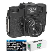 필름카메라 레트로카메라 Holga Film Camera 120 필름 번들