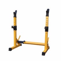 스쿼트랙 스쿼트렉 파워랙 멀티랙 조립식 헬스렉 200kg 상업용 체육관 스쿼트 스탠드, 노란색