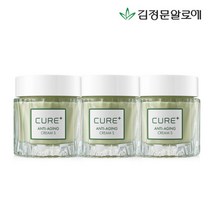 [김정문알로에] 큐어 안티에이징 크림S 50g 3개, 단품