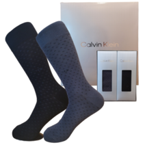 CK 캘빈클레인 남성용 고급 정장 신사 다이아 양말 2종 골프 선물 세트+선물포장