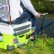 안전 로프 고리 스프링 낚시 등산 캠핑 낚시밧줄 낚시용 바다용품 밧줄 낚시용품 통발, 분실방지 스프링줄