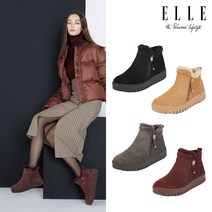 [쇼핑엔티] [엘르] 여성 소가죽 방한 부츠