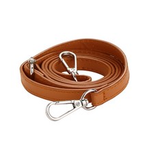 Pu 가죽 어깨 가방 스트랩 조정 가능한 벨트 Diy 핸드백 핸들 교체 지갑 액세서리 110-125cm, 12 coffee silver buckle