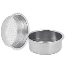 커피 만들기 기계 부품 더블 레이어 스테인레스 스틸 필터 가압 바구니 액세서리, [01] Double Cup