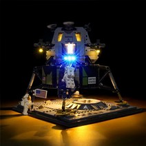 GEAMENT Creator Expert NASA Apollo 11 Lunar Lander용 블록 조명 키트 - 레고 10266 빌딩 모델과 호환 (레고 세트 미포함), Standard Edition