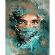 SDOYUNO숫자 키트로 오일 페인트 숫자로 표시된 그림 캔버스 여성 프레임 60x75cm 풍경 그리기 DIY 홈 데코, 995816