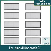 Rv 캐러밴 캠핑카 카라반액세서리 XiaoMi Roborock S7 S7Max 메인 롤 브러시 걸레 Hepa 필터 사이드 진공, 12 10pcs