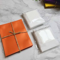 홈카페 커피 용품 필터 여과지 드립백 포장지 제작 세트 주황, 100매세트