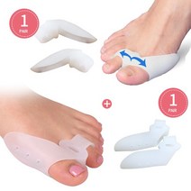 발마사지기 공기압 발 안마기 종아리 마사지2쌍 실리콘 젤 Bunion 엄지 발가락 분리기 스프레더 발 통증, 09 2Pair I