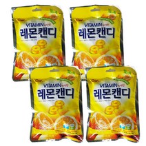 청우식품 비타민 레몬맛 캔디, 100g, 4개입
