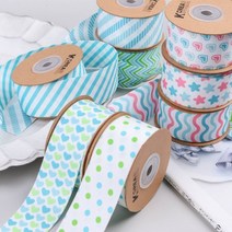 에일린리본 엘로이 원단리본 리본공예diy 포장리본 꽃집리본 포장끈, 3.8cm, 1마 90cm, 07점선사선