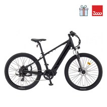 [바이크7] 2023 삼천리 팬텀 XC 27.5인치 100% 완조립 출퇴근 블랙(무광) MTB 전기자전거