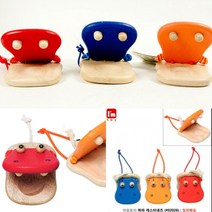 아임토이 하마 캐스터네츠 어린이 교구 악기 장난감