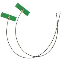 일본직발송 3. SIDE3 WIFI 무선 LAN 용 PCB 안테나 5DBI 2.4G 5G 듀얼 밴드 MHF4 2 개 세트 B08P83JFMJ, ONE SIZE_One Color, 상세 설명 참조0, 상세 설명 참조0
