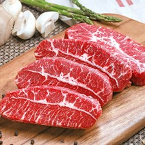 미국산 부채살 스테이크 1kg 2kg 소포장 부터 냉동 소고기 미니 스테이크 쇠고기 구이용 수입산, 1kg(포장단위 500g), 1개