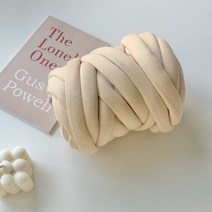 걸스코코 자이언트얀 미니백 가방만들기 DIY 망고실 가방 실 뜨개실, 500g, 베이지