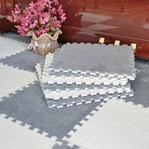 콩코드 EVA 벨벳 퍼즐 매트 10개 1묶음 JH001, 베이지