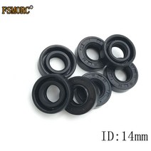 TC-14 x 20x21x22x23x24x25x26x27x28x29x30x32x35x40x4/5/6/7/8/9/10 NBR 샤프트 오일 시일 니트릴 커버 더블 립 가터 스프링 포함, [44] 14x42x7mm   2pcs