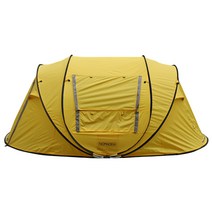 노마드 원터치 팝업텐트 디럭스 2XL, 5인용, 옐로우
