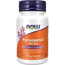 나우푸드 피크노제놀-프랑스해안송껍질추출물 100mg 약들약 고약사