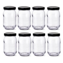 글라스락 580 높은형 유리병 블랙 500ml + 뚜껑 랜덤 발송, 176세트