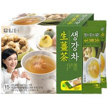 담터 Damtuh 생강차 플러스 15포 전통차 한방차 국산차, 0.002lb