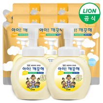 [LION] 아이깨끗해 490m용기lx2개+450mlx6개, 상세 설명 참조, 제품선택:490ml용기x2개+450ml리필x6개(순)