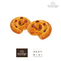 우리가스토리 프랑스 프리미엄 미니 뺑오레장 냉동빵 냉동생지, 30g, 25개