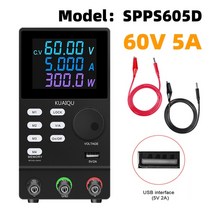 2023산업용 Ni 전원 전문가 작업자용그래밍 가능 DC 직류 실험실 전원 장치 30V 10A 120V 3A 전압 조정기, 09 SPPS605D BlAC 교류k_02 110V