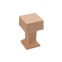 원목1구손잡이 무도색 정사각 소품 가구 수납장 락카 문갑 DIY 서랍 옷장 콘솔 싱크대 신발장 인테리어