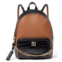 Victorai Screat Small Backpack Croc Colorblock 빅토리아 시크릿 여성 스몰 백팩 가방 크록 컬러블락