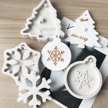 실리콘몰드 - x-mas 1구 ( ), 눈꽃별