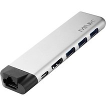 MINIX NEO C-DE 알루미늄 USB Type-C 허브 멀티포트 어댑터 기가비트 이더, 상품선택
