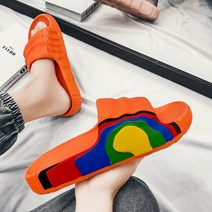 등산 방한부츠 아웃도어 남성 슬리퍼 여름 해변 패션 Eva 남성 샌들 두꺼운 플랫폼 레저 실내 욕실 미끄