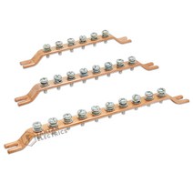 동 접지 부스바 3T 15mm 단자대 단자 6p 8p 10p 12p Ground Bus Bar Terminal
