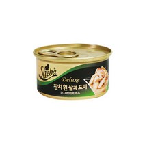 쉬바 캔 참치 흰살과 도미 85g 1박스 24개, 단품