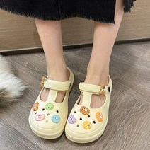 에르모소 여성 웨지 스트랩 통굽 아쿠아 슬리퍼 여름 사계절 물놀이 아쿠아슈즈 샌들 H-S039