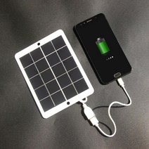 태양열패널 태양열충전기 태양열발전기3w 5v usb 태양 전지 패널 휴대 전화 태양열, 없음