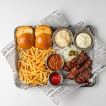 (낭만공작소) 브리스킷 1000g / 참나무 훈연 텍사스바베큐, 브리스킷 슬라이스 1500그람