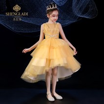 공주스커트 사회자 패션쇼 생일 꽃동자 웨딩드레스 캉캉 피아노 연주복