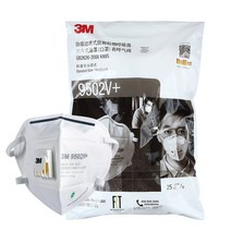 밸브 25 개/몫 3M 9501V +/9502V + FFP2 재사용 가능한 승인 마스크 밸브 KN95 머리띠 성인 위생, 02 9502V 25pcs, 02 9502V Headband