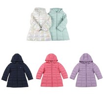 베네통키즈 경량 구스다운 QADJ02261 PKIVMTNYVO 아동 여아 거위털 롱패딩 덕다운 점퍼 딜 천호